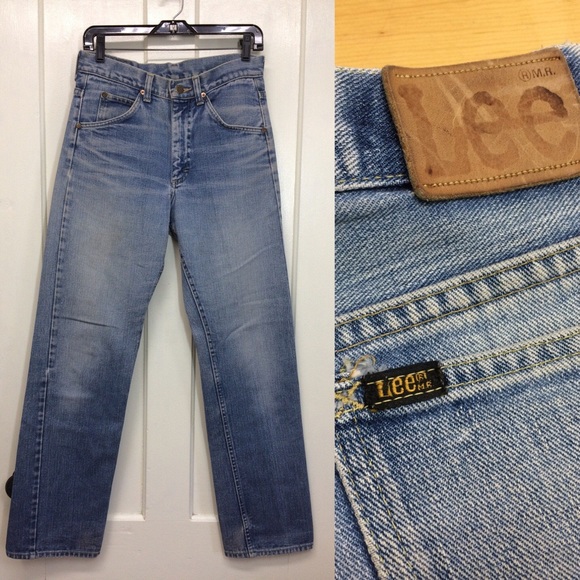Vintage Lee Riders high rise jeans dark wash union - Picture 10 of 11